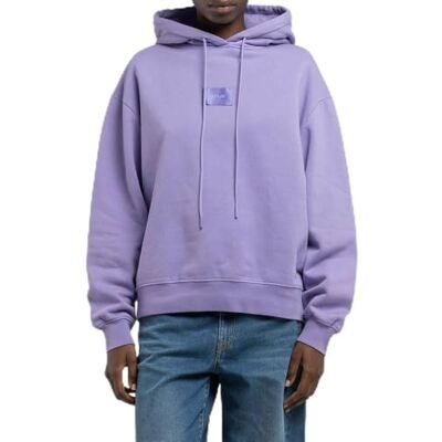 Replay dam oversize huvtröja, 472 lavendel, L Replay dam oversize huvtröja, 472 lavendel, L