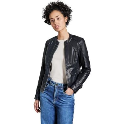 Street One läderlook jacka, gravity blue, 46 Street One läderlook jacka, gravity blue, 46