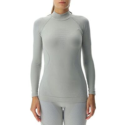 UYN Evolutyon UW LG_SL Turtle Neck T-shirt för damer, Nautical Gray/Pärla/Pärla, M UYN Evolutyon UW LG_SL Turtle Neck T-shirt för damer, Nautical Gray/Pärla/Pärla, M