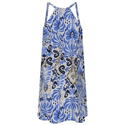 ONLY Onlnova Life Vis Lea Dress AOP, Amparo blå, L ONLY Onlnova Life Vis Lea Dress AOP, Amparo blå, L