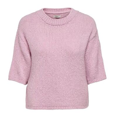 JDY linea S/S tröja O-hals KNT Noos, Doftande lila, M JDY linea S/S tröja O-hals KNT Noos, Doftande lila, M
