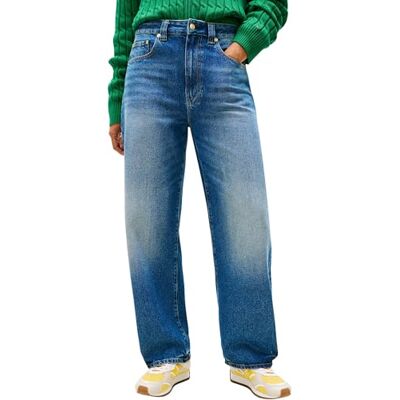 Tommy Hilfiger DNM Glow Barrel RW Ww0ww48535 andra jeans, denim (lysrör), 25 W/30 L dam, Denim (Luminous), 25W / 30L Tommy Hilfiger DNM Glow Barrel RW Ww0ww48535 andra jeans, denim (lysrör), 25 W/30 L dam, Denim (Luminous), 25W / 30L