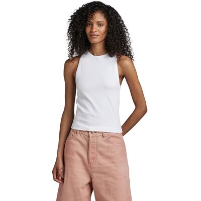 G-STAR RAW Dam racer smal linne wmn t-shirt, vit (vit D23132-D275-110), XXS, Vit (White D23132-d275-110), XXS G-STAR RAW Dam racer smal linne wmn t-shirt, vit (vit D23132-D275-110), XXS, Vit (White D23132-d275-110), XXS