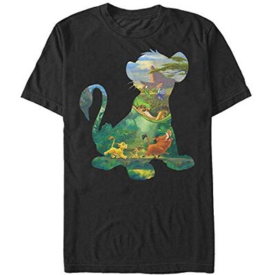 Disney Unisex Lion King Cub Life Organic kortärmad T-shirt, svart, XXL Disney Unisex Lion King Cub Life Organic kortärmad T-shirt, svart, XXL