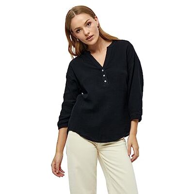 Minus Dam Hemma 3/4 ärm blus 1, svart, 34, Svart, 32 SE Minus Dam Hemma 3/4 ärm blus 1, svart, 34, Svart, 32 SE