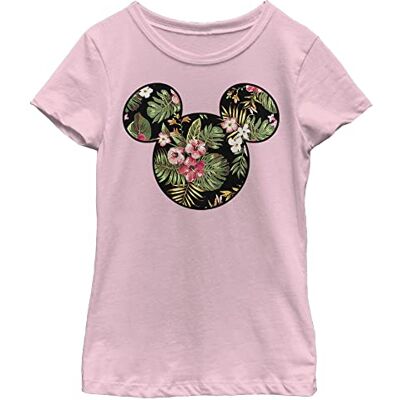 Disney flickor klassisk Musse blommig T-shirt, ROSA, XS Disney flickor klassisk Musse blommig T-shirt, ROSA, XS