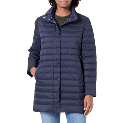 GANT Light Down Coat jacka för kvinnor, Kvällsblå, M GANT Light Down Coat jacka för kvinnor, Kvällsblå, M