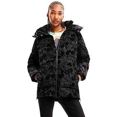 Desigual PADDED_KINGSTON MICKEY, 2000 SVART XS, svart, XS Desigual PADDED_KINGSTON MICKEY, 2000 SVART XS, svart, XS