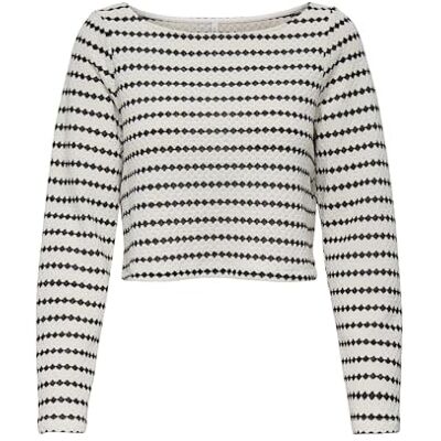 ONLY Onleva L/S randig båthals topp JRS, Molndansare, S ONLY Onleva L/S randig båthals topp JRS, Molndansare, S