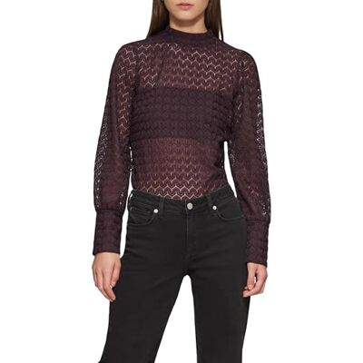 QS långärmad tröja med strukturmönster, 4988, XL QS långärmad tröja med strukturmönster, 4988, XL