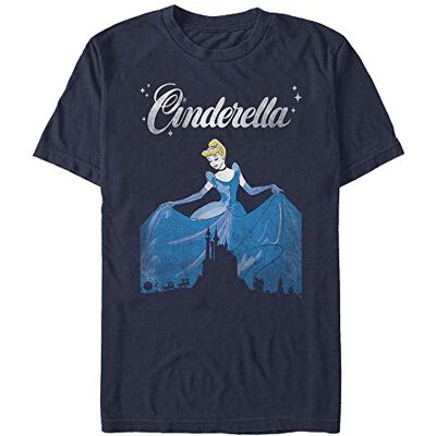 Disney Unisex Cinderella Dancing Cinderella Organic kortärmad T-shirt, marinblå, XXL Disney Unisex Cinderella Dancing Cinderella Organic kortärmad T-shirt, marinblå, XXL