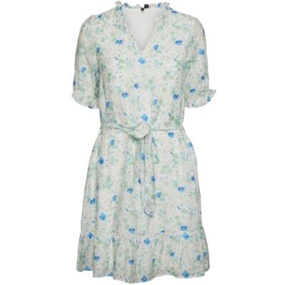 VERO MODA dam Vmkiri Kaja 2/4 Short Dress Wvn Sommarklänning VERO MODA dam Vmkiri Kaja 2/4 Short Dress Wvn Sommarklänning