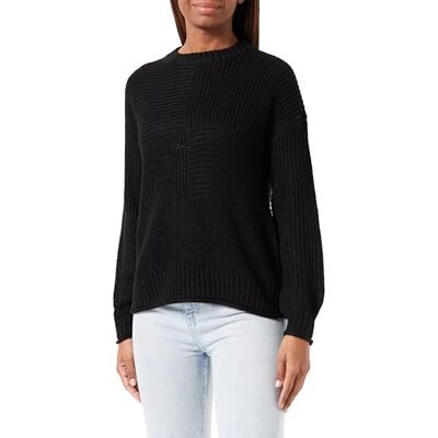 VERO MODA Bestseller A/S VMVADA LS O-hals tröja BF, svart, M VERO MODA Bestseller A/S VMVADA LS O-hals tröja BF, svart, M