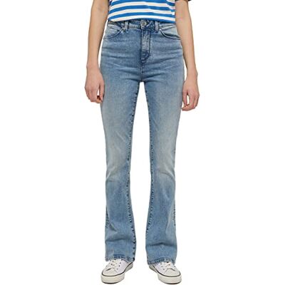 MUSTANG Dam stil Georgia skinny utsvängda jeans, ljusblå 202, 26 W/34 L, Ljusblå 202, 26W x 34L MUSTANG Dam stil Georgia skinny utsvängda jeans, ljusblå 202, 26 W/34 L, Ljusblå 202, 26W x 34L