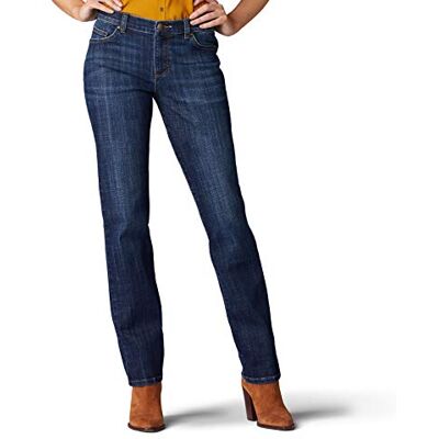 Lee Kvinnors avslappnad passform raka ben jeans, Förtrollad, 38/Lange Lee Kvinnors avslappnad passform raka ben jeans, Förtrollad, 38/Lange
