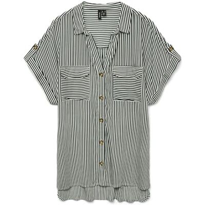 VERO MODA Vmbumpy Ss Shirt WVN Ga Noos, Pine Grove, XL VERO MODA Vmbumpy Ss Shirt WVN Ga Noos, Pine Grove, XL
