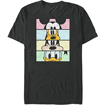 Disney Unisex Musse Classic Crew Crop Organic kortärmad T-shirt, svart, XXL Disney Unisex Musse Classic Crew Crop Organic kortärmad T-shirt, svart, XXL