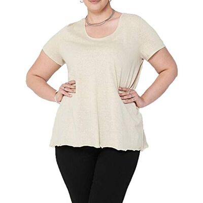 ONLY Carmakoma Dam Carglitter Life Ss O-neck topp tröja ONLY Carmakoma Dam Carglitter Life Ss O-neck topp tröja