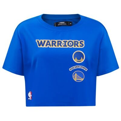 Pro Standard Dam NBA retro klassiker bomull enkel jersey kortärmad boxy t-shirt kungsblå, Kungsblå, XL Pro Standard Dam NBA retro klassiker bomull enkel jersey kortärmad boxy t-shirt kungsblå, Kungsblå, XL