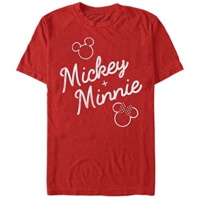 Disney Unisex Musse Pigg-signerad together ekologisk kortärmad t-shirt, röd, M, röd, M Disney Unisex Musse Pigg-signerad together ekologisk kortärmad t-shirt, röd, M, röd, M