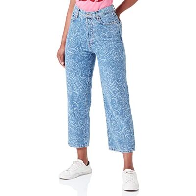 HUGO Dam M blå jeansbyxor, Medium blå, 27W / 34L HUGO Dam M blå jeansbyxor, Medium blå, 27W / 34L