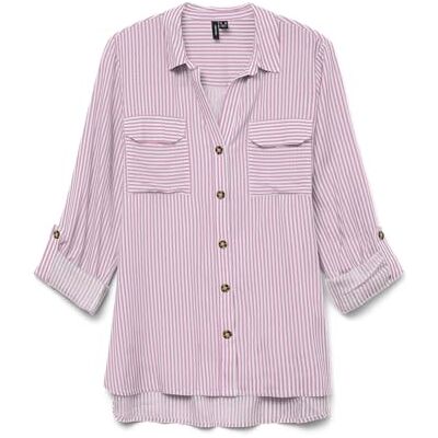 VERO MODA Vmbumpy L/S Shirt New WVN Ga Noos, godis, M VERO MODA Vmbumpy L/S Shirt New WVN Ga Noos, godis, M