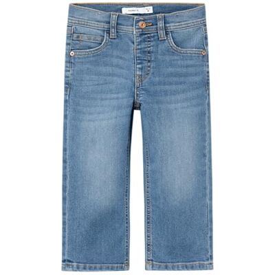 NAME IT Namn det pojke jeans rak passform, Mellanblå denim, 92 NAME IT Namn det pojke jeans rak passform, Mellanblå denim, 92