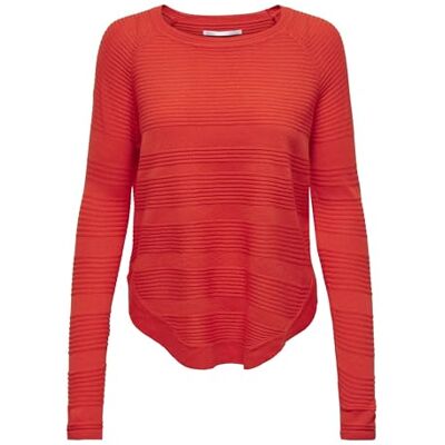 ONLY Kvinnors ONLCAVIAR L/S KNT NOOS pullover, Red Clay, S ONLY Kvinnors ONLCAVIAR L/S KNT NOOS pullover, Red Clay, S