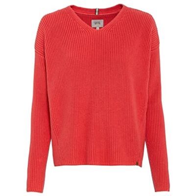camel active damer V-ringad tröja av ren bomull, ROSA, XL camel active damer V-ringad tröja av ren bomull, ROSA, XL