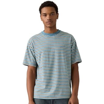 Levi's Herr Red Tab Vintage T-shirt, Tobi Stripe Indigo W, M Levi's Herr Red Tab Vintage T-shirt, Tobi Stripe Indigo W, M