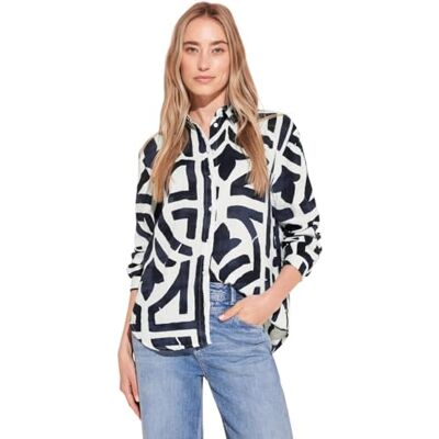 Street One muslinblus, Vit, 34 Street One muslinblus, Vit, 34