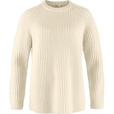 Fjällräven FJALLRAVEN 14600183-113 Övik Rib Sweater W Lång Tröja Dam Chalk Vit Storlek S Fjällräven FJALLRAVEN 14600183-113 Övik Rib Sweater W Lång Tröja Dam Chalk Vit Storlek S