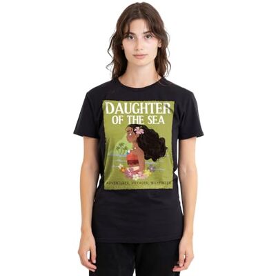 Moana mandarin creative ltd Daughter of The Sea Ladies T-shirt, svart, XX-Large, Svart, XXL Moana mandarin creative ltd Daughter of The Sea Ladies T-shirt, svart, XX-Large, Svart, XXL