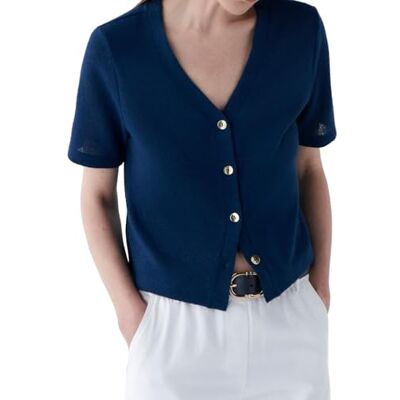 Caroll Kortärmade T-shirts, Medium denim, L Caroll Kortärmade T-shirts, Medium denim, L
