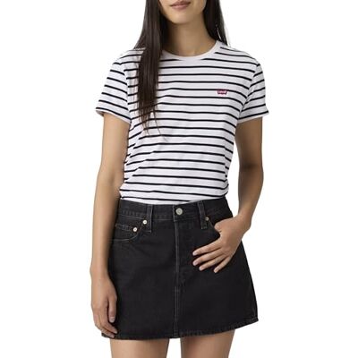 Levi's Perfect Tee Emily Stripe Bright White NA Levi's Perfect Tee Emily Stripe Bright White NA
