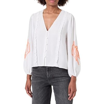 Desigual BLUS_Blade, 1000 Vit, M, Vit, M Desigual BLUS_Blade, 1000 Vit, M, Vit, M