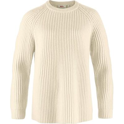 Fjällräven FJALLRAVEN 14600183-113 Övik Rib Sweater W Lång Tröja Dam Chalk Vit Storlek XS Fjällräven FJALLRAVEN 14600183-113 Övik Rib Sweater W Lång Tröja Dam Chalk Vit Storlek XS