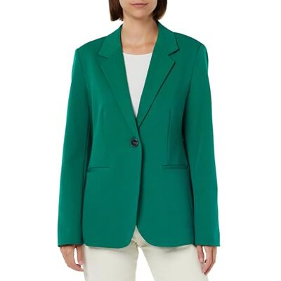 KAFFE Blazer Single Breasted Notch Lapel Regular Fit Jetted Pockets, Färg: grön, 44 KAFFE Blazer Single Breasted Notch Lapel Regular Fit Jetted Pockets, Färg: grön, 44
