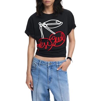 Desigual TS_Berlin, 2000, svart, XS, svart, XS Desigual TS_Berlin, 2000, svart, XS, svart, XS