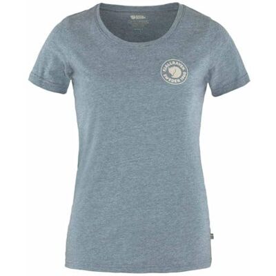 Fjällräven FJALLRAVEN 1960 logo T-shirt W, matsmältningsblå, XL dam Fjällräven FJALLRAVEN 1960 logo T-shirt W, matsmältningsblå, XL dam