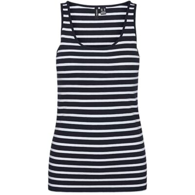 VERO MODA dam Vmmaxi My Soft Tank Stripe JRS Top, blå, S VERO MODA dam Vmmaxi My Soft Tank Stripe JRS Top, blå, S