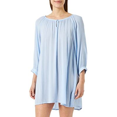 KAFFE Dam Tunic 3/4 ärm vanlig passform bärnsten tunic, Windsurfer, 36 KAFFE Dam Tunic 3/4 ärm vanlig passform bärnsten tunic, Windsurfer, 36