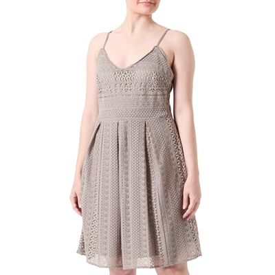 VERO MODA kvinnlig veckad klänning VMHONEY LACE pleated singlet klänning EXP, Måne kjol, XS VERO MODA kvinnlig veckad klänning VMHONEY LACE pleated singlet klänning EXP, Måne kjol, XS