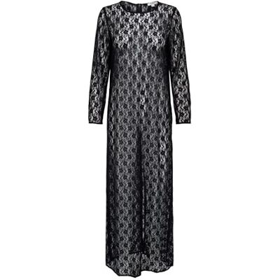ONLY Onlfrederikke Cali Life Ls Lace Dresswvn, svart, XS ONLY Onlfrederikke Cali Life Ls Lace Dresswvn, svart, XS