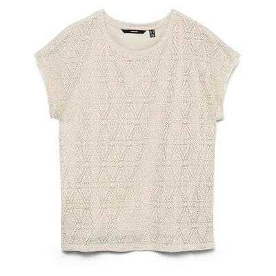 VERO MODA Vmmaya AVA Ss Top JRS Spe, Björk, S VERO MODA Vmmaya AVA Ss Top JRS Spe, Björk, S