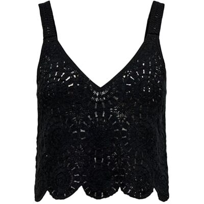 ONLY Dam vonne S/L Top JRS, svart, S ONLY Dam vonne S/L Top JRS, svart, S