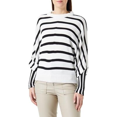 Trendyol dam skuren lång arm vanlig jumper, ecru, S Trendyol dam skuren lång arm vanlig jumper, ecru, S