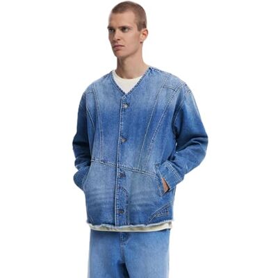 Desigual CHAQ_TOULOUSE, 5007 Denim lätt tvätt, M, Blå, M Desigual CHAQ_TOULOUSE, 5007 Denim lätt tvätt, M, Blå, M