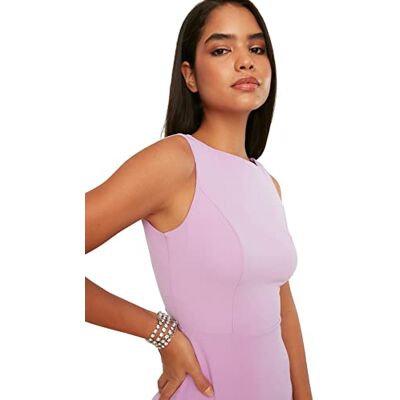 Trendyol Klänning Kvinna, Mid-klänning Bodycon, Grön, 42 Trendyol Klänning Kvinna, Mid-klänning Bodycon, Grön, 42