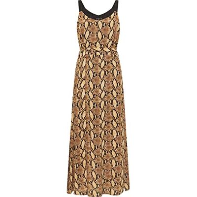 SIDONA Dam maxiklänning Klänning Dam 19222832-SI01, beige orm, S SIDONA Dam maxiklänning Klänning Dam 19222832-SI01, beige orm, S